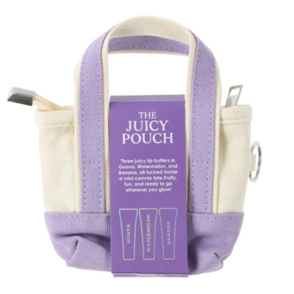 The Juicy Pouch - Lip Butter Trio & Mini Tote
